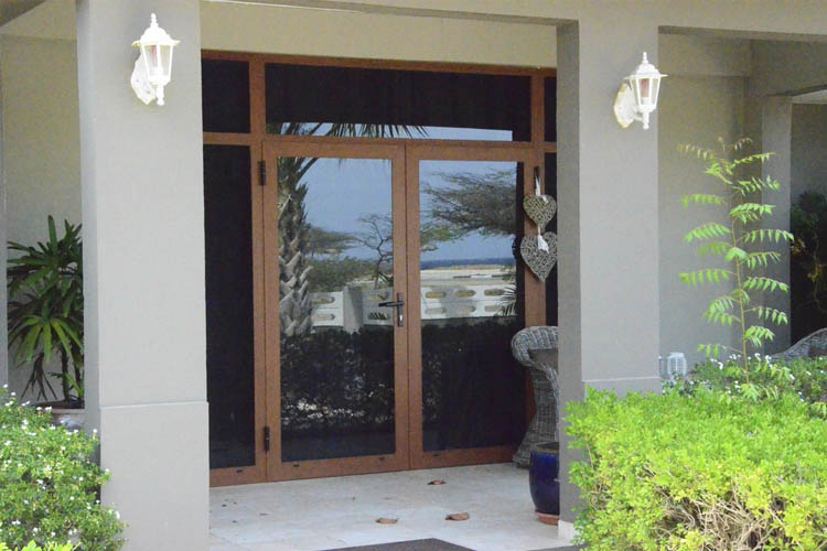 Aluminium doors